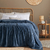 Frazada King Size Súper Soft Flannel Fleece Bubble 3D Prewashed Azul - Alcoyana - comprar online
