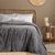 Frazada 1 1/2 Plaza Súper Soft Flannel Fleece Bubble 3D Prewashed Titanio - Palette - comprar online