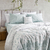 Juego de Sábanas Twin 144 Hilos 100% Algodón Extra Suave - Palette - Nathan Home | Blanquería Premium