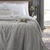 Frazada 1 1/2 Plazas Flannel Fleece Gris Perla - Alcoyana
