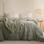Edredón King Size Corderito Premium Verde Salvia - Palette - comprar online