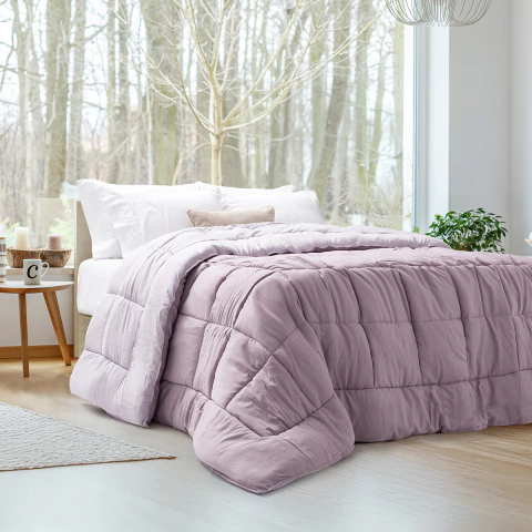 Acolchado Twin Size Acogedor Bitono Premium Prewashed Uva - Palette - comprar online