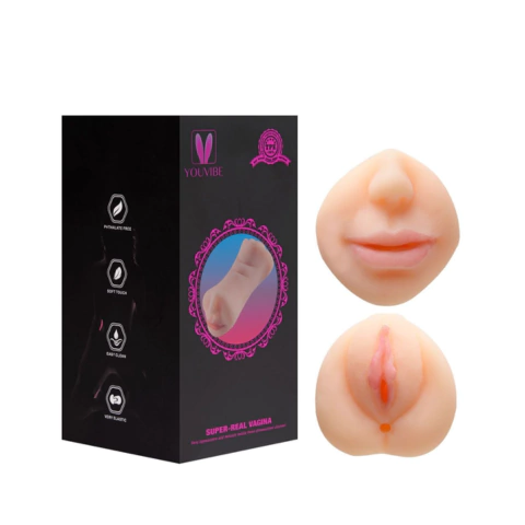 Masturbador Boca Vagina Cyberskin Youvibe Vipmix