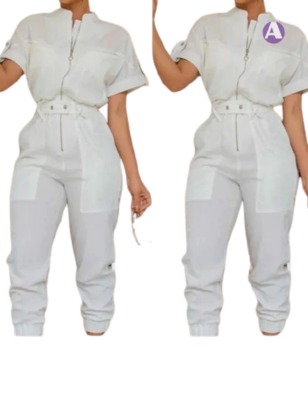 MOLDE MACACÃO FEMININO COM COLARINHO