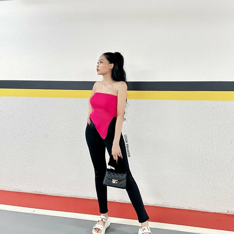 Blusa Tomará que caia Modal Assimétrico Pink