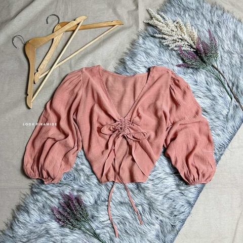 Blusa Bali Ajustável Coral