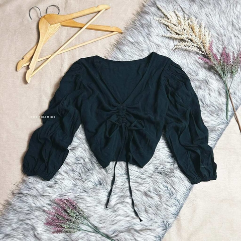 Blusa Bali Ajustável Preto