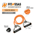 Set de 3 Bandas con Manijas — Media + Fuerte + Extra-fuerte