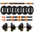 Kit de Barra body pump + 2 Mancuernas + 20kg en Discos: Negro, Rosa o Violeta - comprar online
