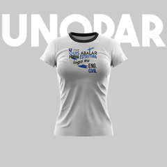 Camiseta de Engenharia Civil Baby Look Unopar
