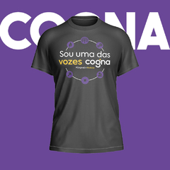 Camiseta Cogna Notícia Cinza Chumbo Unissex