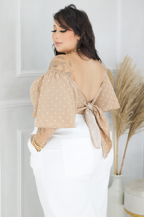 Cropped Laço Doce