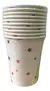Vasos De Polipapel Con Estrellitas X10 Unidades