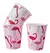 Vaso Polipapel Flamenco Flamingo X10 Unidades