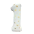 Globo De Numero Blanco Mate Corona 70/80cm X1 Unidad - comprar online