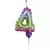 Vela De Numero Multicolor Forma De Globo X 1 Unidad - tienda online