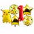 Set De 5 Globos Pokemon Pikachu +4metalizados 45cm + Numero