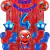 Combo Deco Spiderman Globo 3D 65cm Feliz Cumpleaños - Globos R&D
