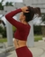 Cropped Maia Vinho na internet