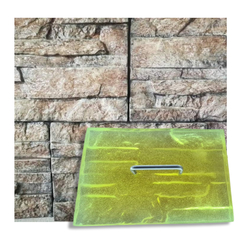MOLDE DE RESINA DE POLIURETANO PARA ESTAMPADO DE PARED DE PIEDRA DISEÑO CLÁSICO PARA FACHALETA DE YESO, CEMENTO, HORMIGÓN O CONCRETO