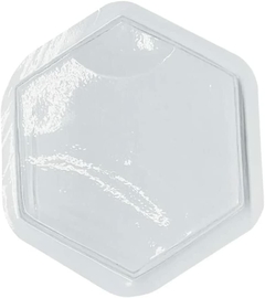 Imagen de Kit de 8 Moldes de PET Hexágono Panel Decorativo 3D Para Vaciado de Yeso, Cemento, Concreto, Hormigón o Resina
