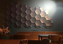 Kit de 6 Moldes de PET Rombo Circulo Panel Decorativo 3D Para Vaciado de Yeso, Cemento, Concreto, Hormigón o Resina - comprar en línea
