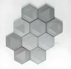 Kit de 6 Moldes de PET Kaap Panel Decorativo 3D Para Vaciado de Yeso, Cemento, Concreto, Hormigón o Resina - Innomoldex