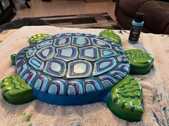 KIT DE 2 MOLDES DE PET TORTUGAS PANEL DECORATIVO 3D PARA VACIADO DE YESO, CEMENTO, CONCRETO, HORMIGÓN O RESINA en internet