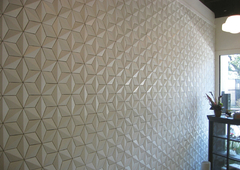 Kit de 6 Moldes de PET Rombo Panel Decorativo 3D Para Vaciado de Yeso, Cemento, Concreto, Hormigón o Resina - tienda en línea