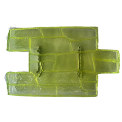 MOLDE PARA ESTAMPADO DE PARED DE RESINA DE POLIURETANO DISEÑO PIEDRA H PARA PARED O PISO DE CEMENTO, HORMIGÓN O CONCRETO - comprar en línea