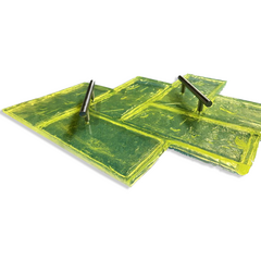 MOLDE PARA ESTAMPADO DE PARED DE RESINA DE POLIURETANO DISEÑO PETATILLO PARA PARED O PISO DE CEMENTO, HORMIGÓN O CONCRETO - tienda en línea