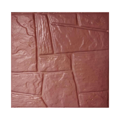 MOLDE PARA ESTAMPADO DE PARED DE RESINA DE POLIURETANO DISEÑO PIEDRA LAJA ANGULAR PARA PARED O PISO DE CEMENTO, HORMIGÓN O CONCRETO - Innomoldex
