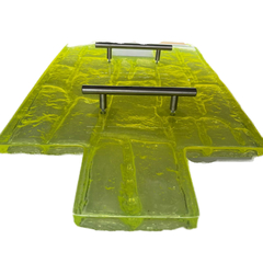 MOLDE PARA ESTAMPADO DE PARED DE RESINA DE POLIURETANO DISEÑO PIEDRA H PARA PARED O PISO DE CEMENTO, HORMIGÓN O CONCRETO - Innomoldex
