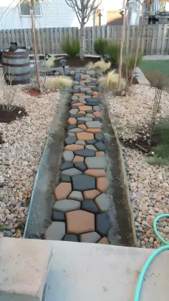 Imagen de Kit De 3 Moldes De PET Jardin Para Piso Para Estampado 3D de Yeso, Cemento, Concreto, Hormigón o Resina