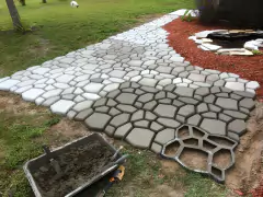 Kit De 3 Moldes De PET Jardin Para Piso Para Estampado 3D de Yeso, Cemento, Concreto, Hormigón o Resina - Innomoldex