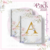Agenda feminina floral lilás para 2025, com capa decorada e detalhes em dourado.