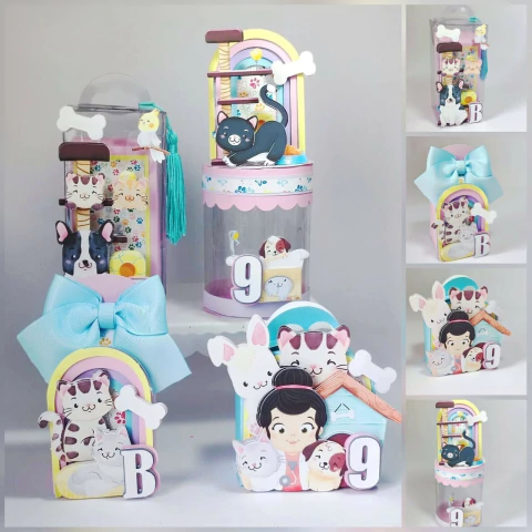 caixinhas luxo pet shop menina