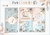 Convite de 15 anos com design floral em tons suaves