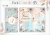Convite de 15 anos com design floral em tons suaves