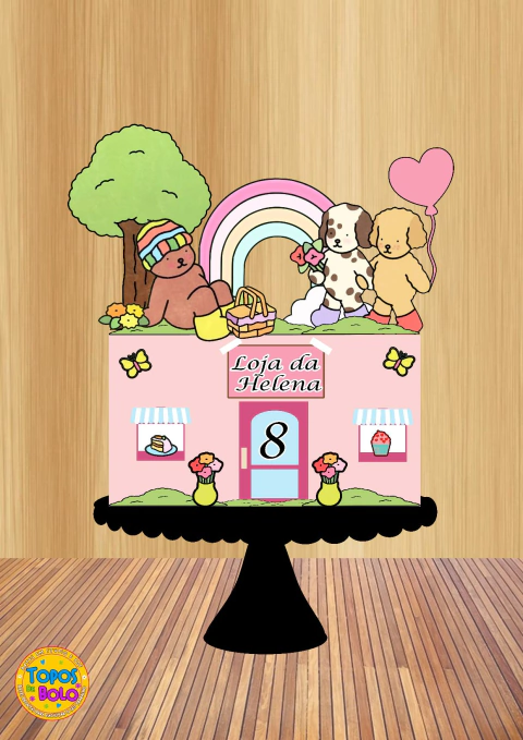 Arquivo de Corte Topo de Bolo Bobbie Goods 05