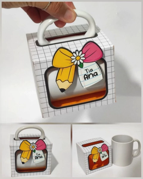 Caixa Caneca Básica Dia dos Professores - Studio e PDF - comprar online