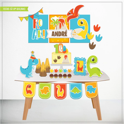 Arquivo de Corte Festa Dinossauro - Studio e pdf