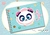 capa caderno de desenho panda
