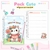 Combo Agendas Infantil Permanente Meninas - Arquivo Digital na internet