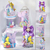 Kit Festa Sereia Luxo com decoração temática, incluindo elementos marinhos como sereias, conchas e corais, ideal para festas de meninas.