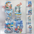 Kit de festa Luxo Pequeno Príncipe com itens decorativos e personalizados, incluindo personagens e cores temáticas.