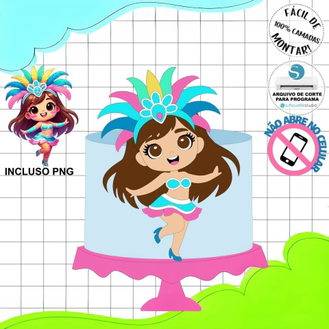 topo de bolo passista 