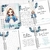 Imagem de um caderno com ilustrações religiosas, incluindo uma personagem com vestes azuis e uma oração intitulada "Nossa Senhora das Graças".
