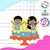 Topo de Bolo Carnaval Infantil - Arquivo Digital em Camadas