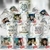Conjunto de canecas de formatura personalizadas com fotos e mensagens inspiradoras para crianças.
